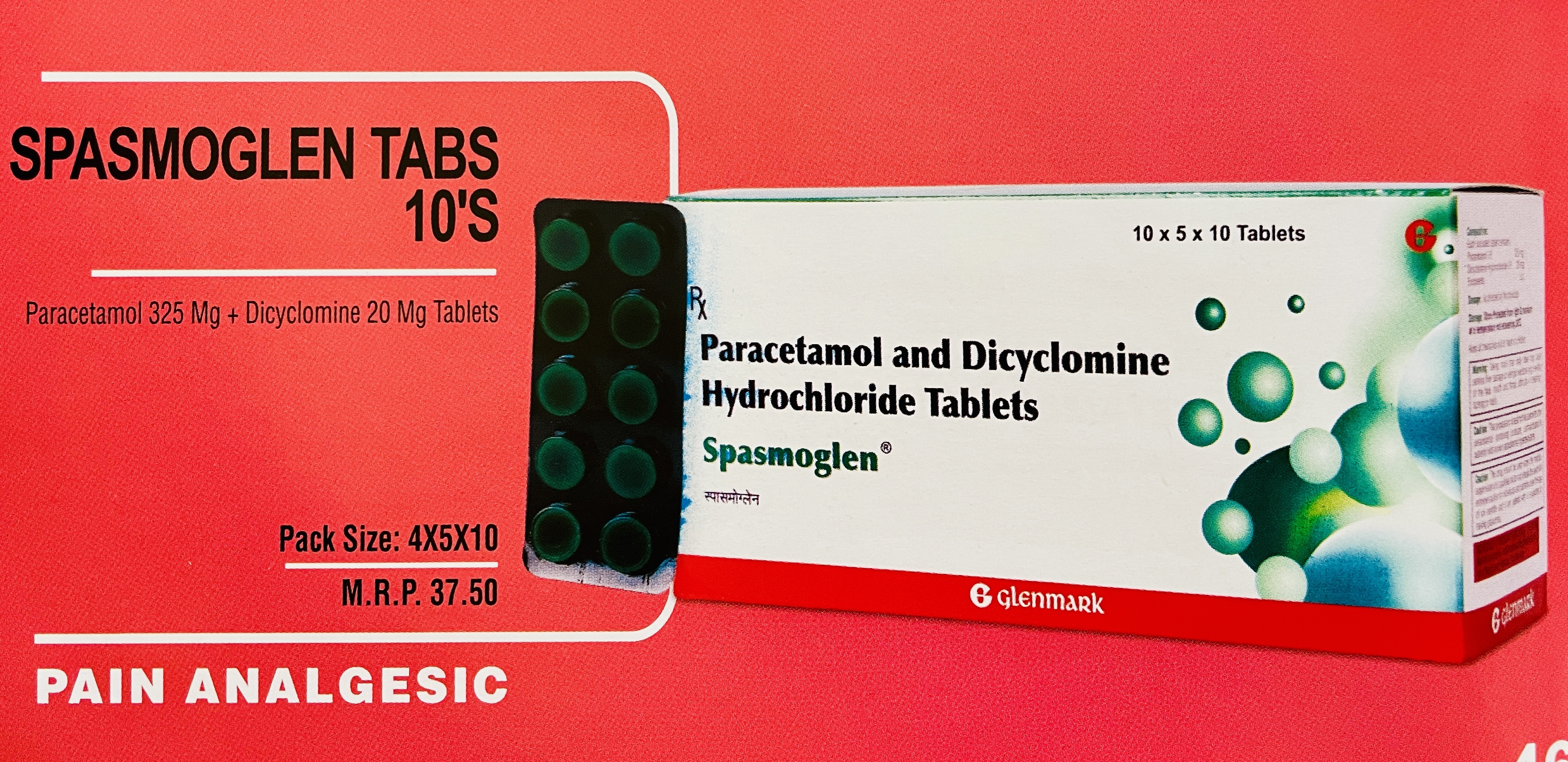 SPASMOGLEN TABS 10'S