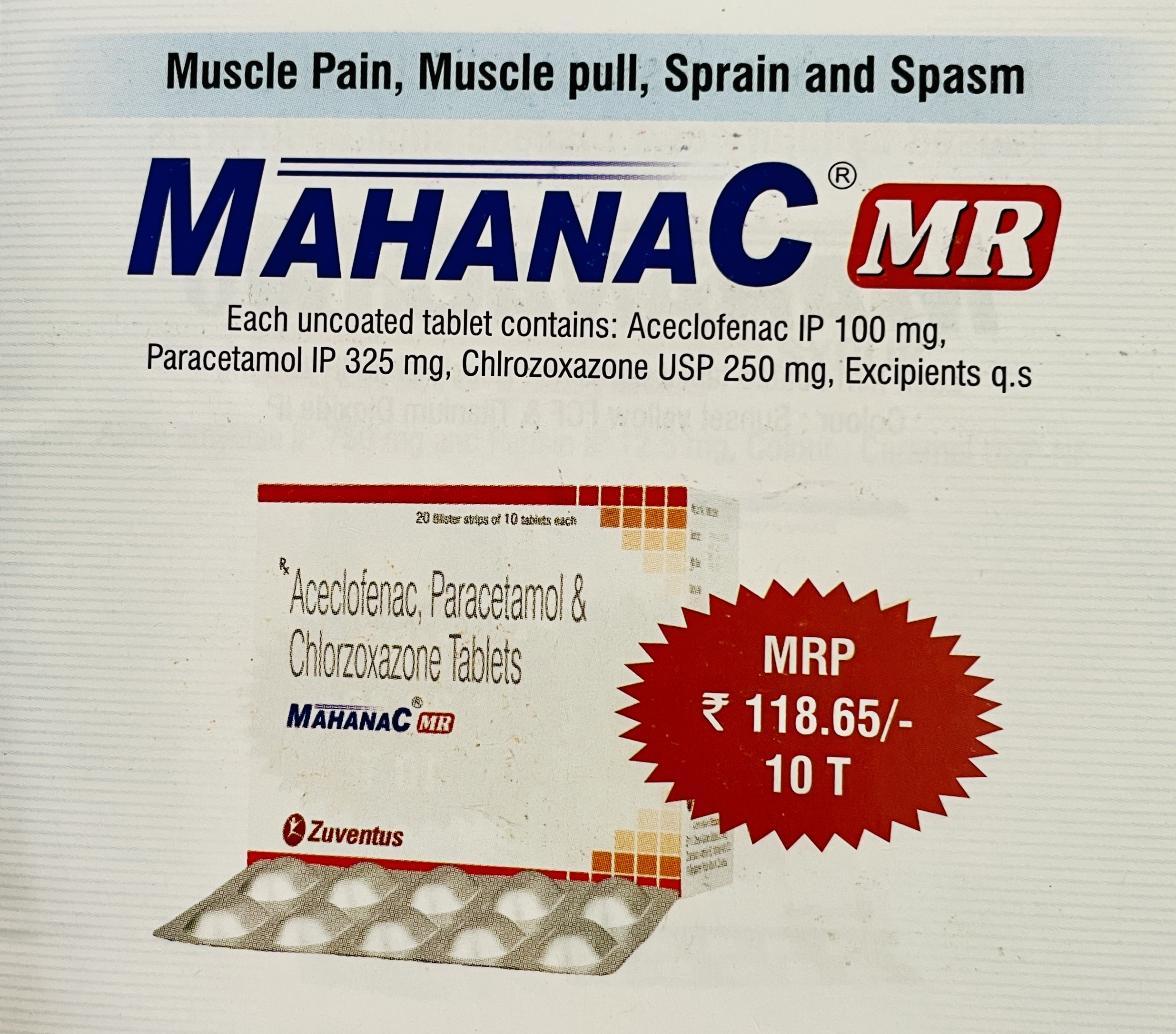 MAHANAC - MR TABLET