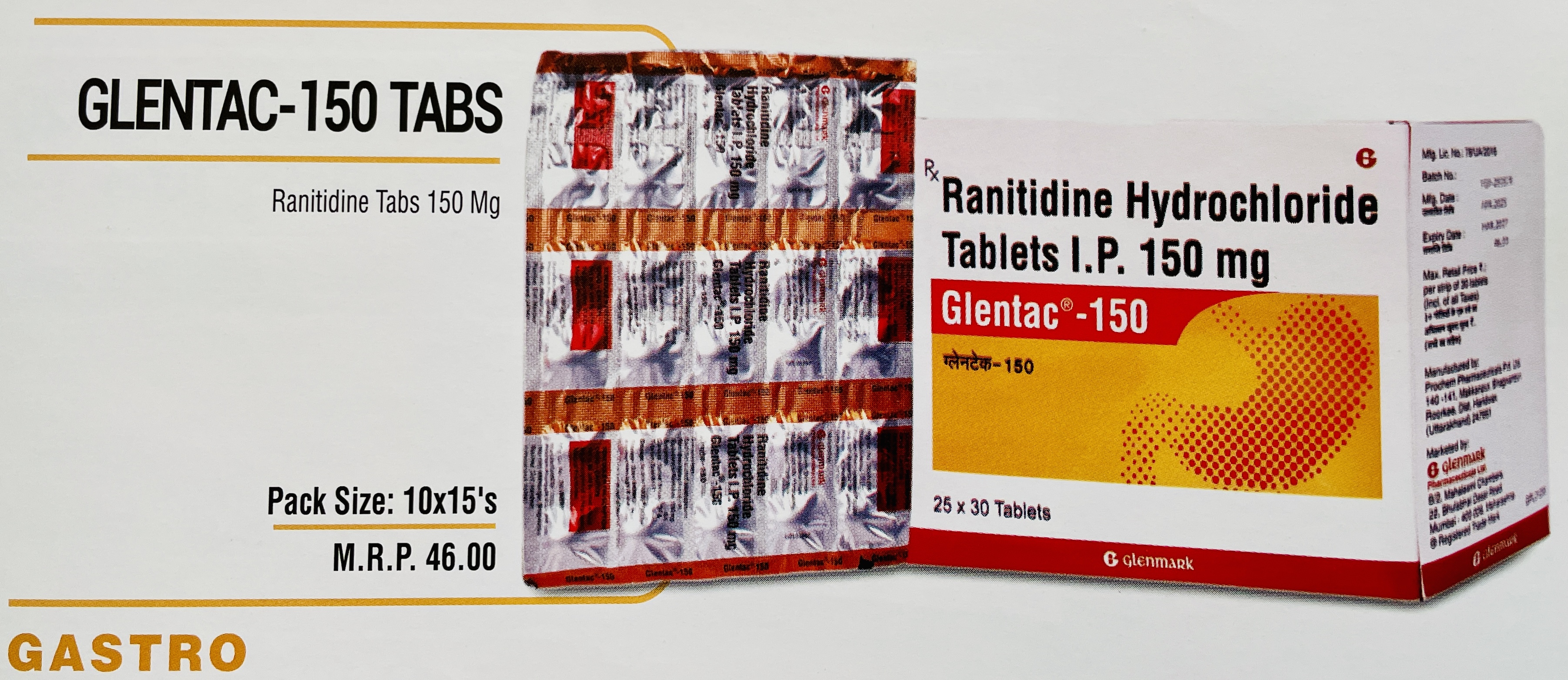 GLENTAC-150 TABS