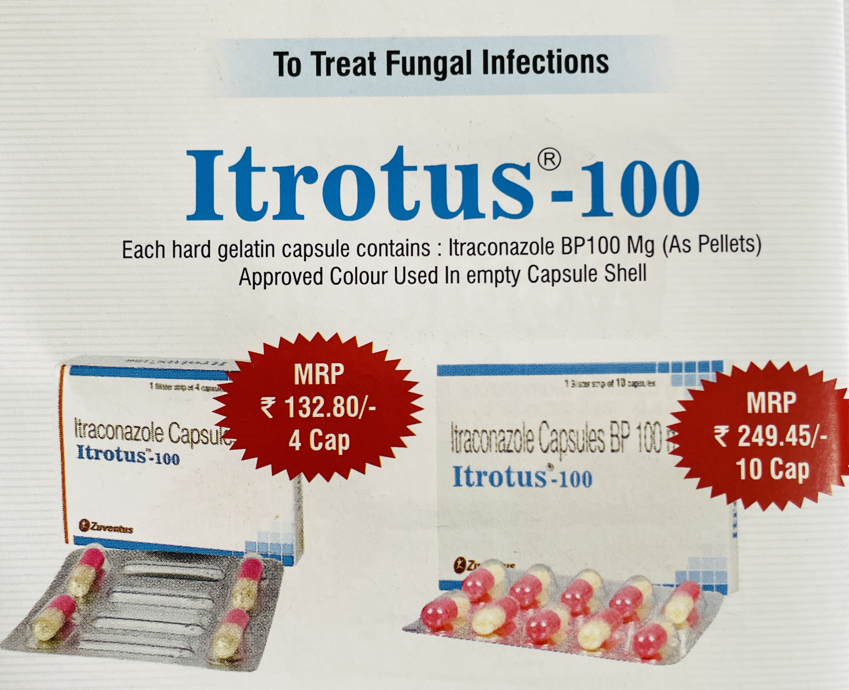 ITROTUS 100 CAPSULE
