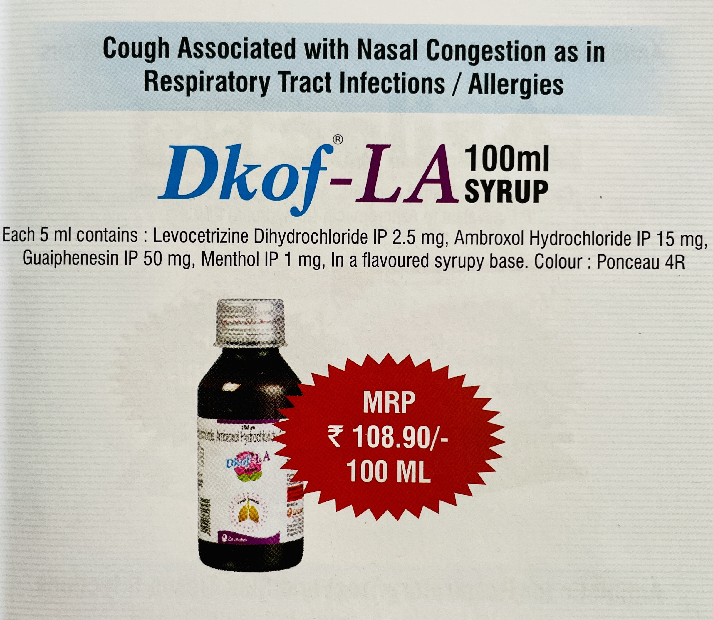 DKOF LA SYRUP 100 ML