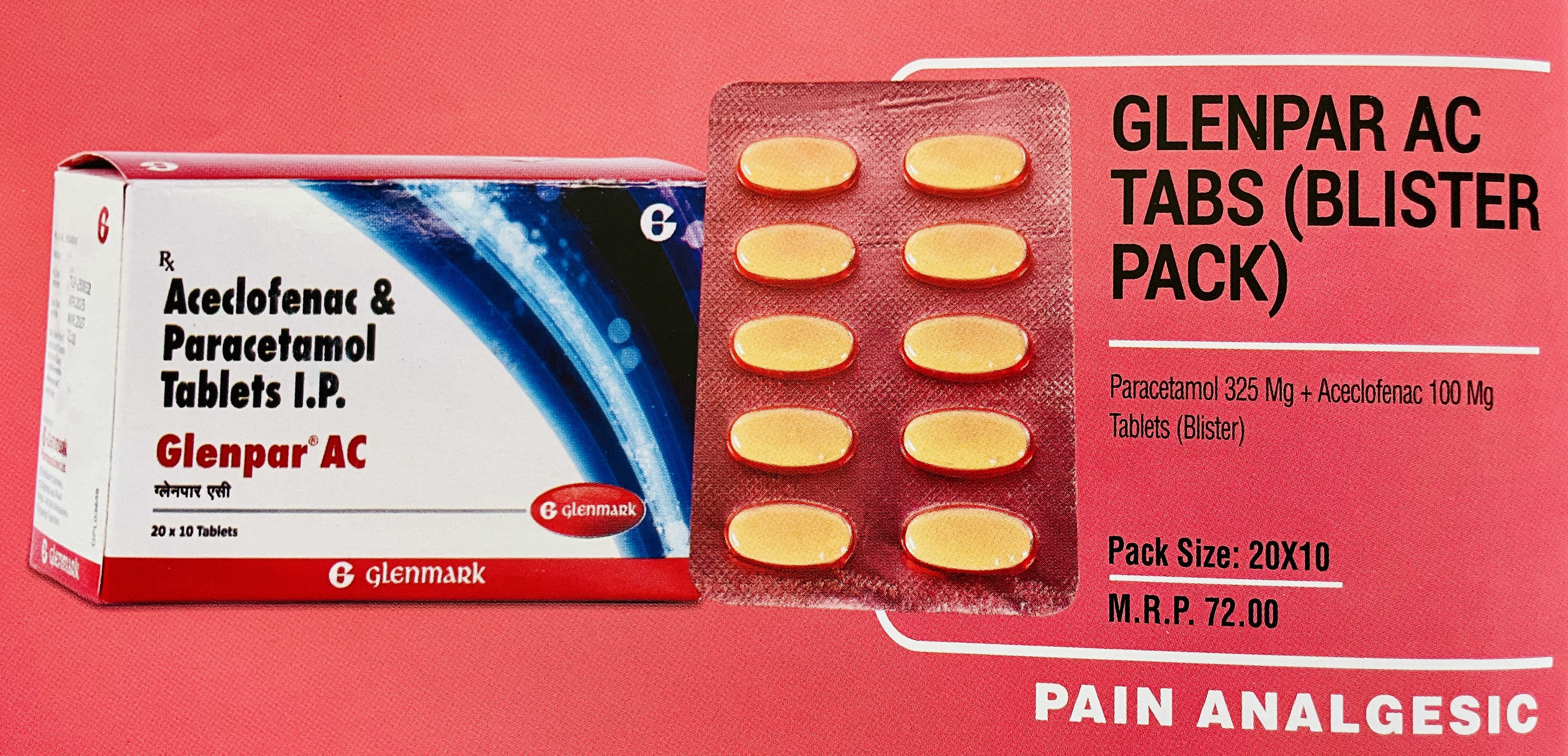 GLENPAR AC TABS (BLISTER PACK)