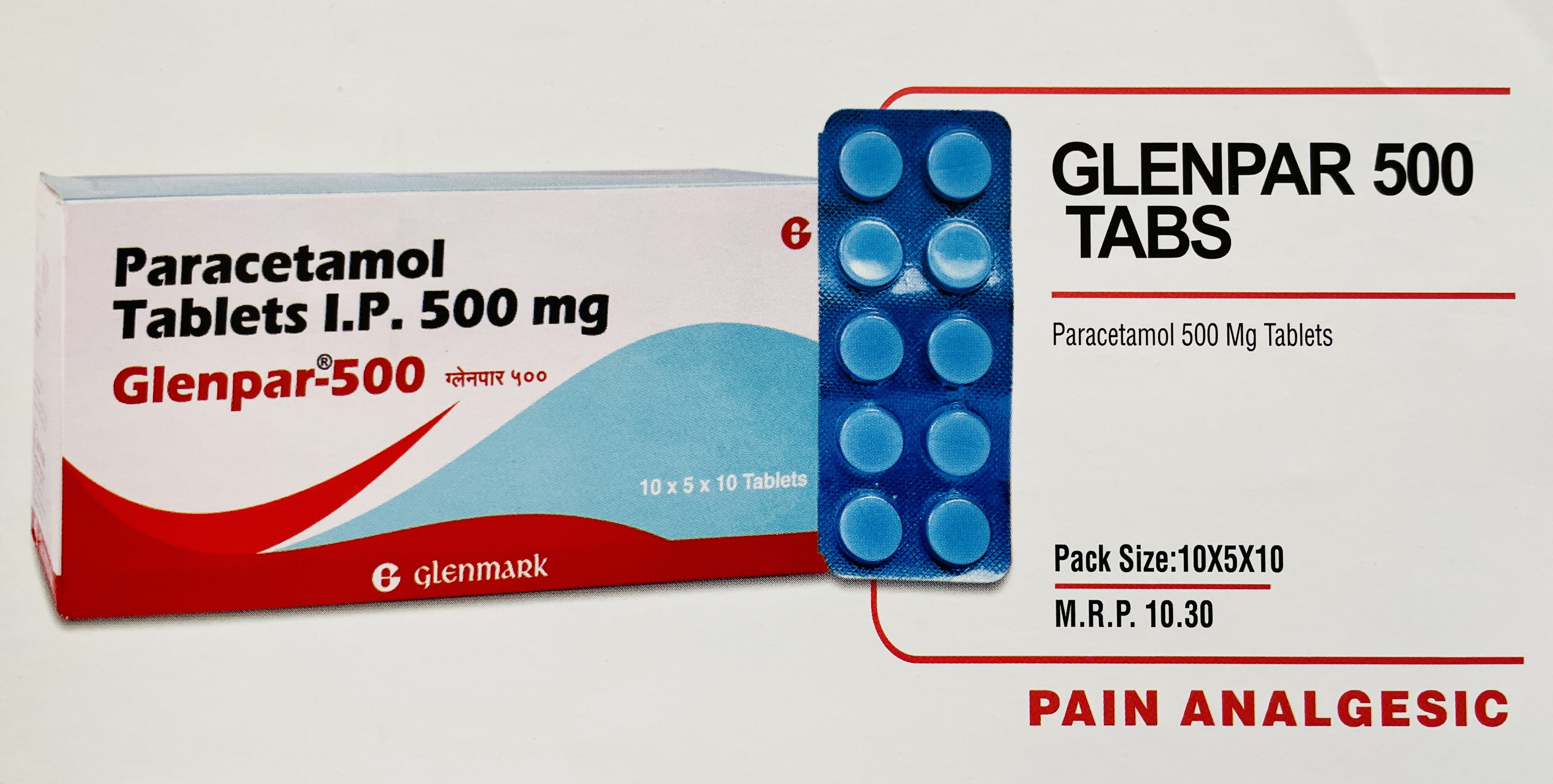 GLENPAR 500 TABS