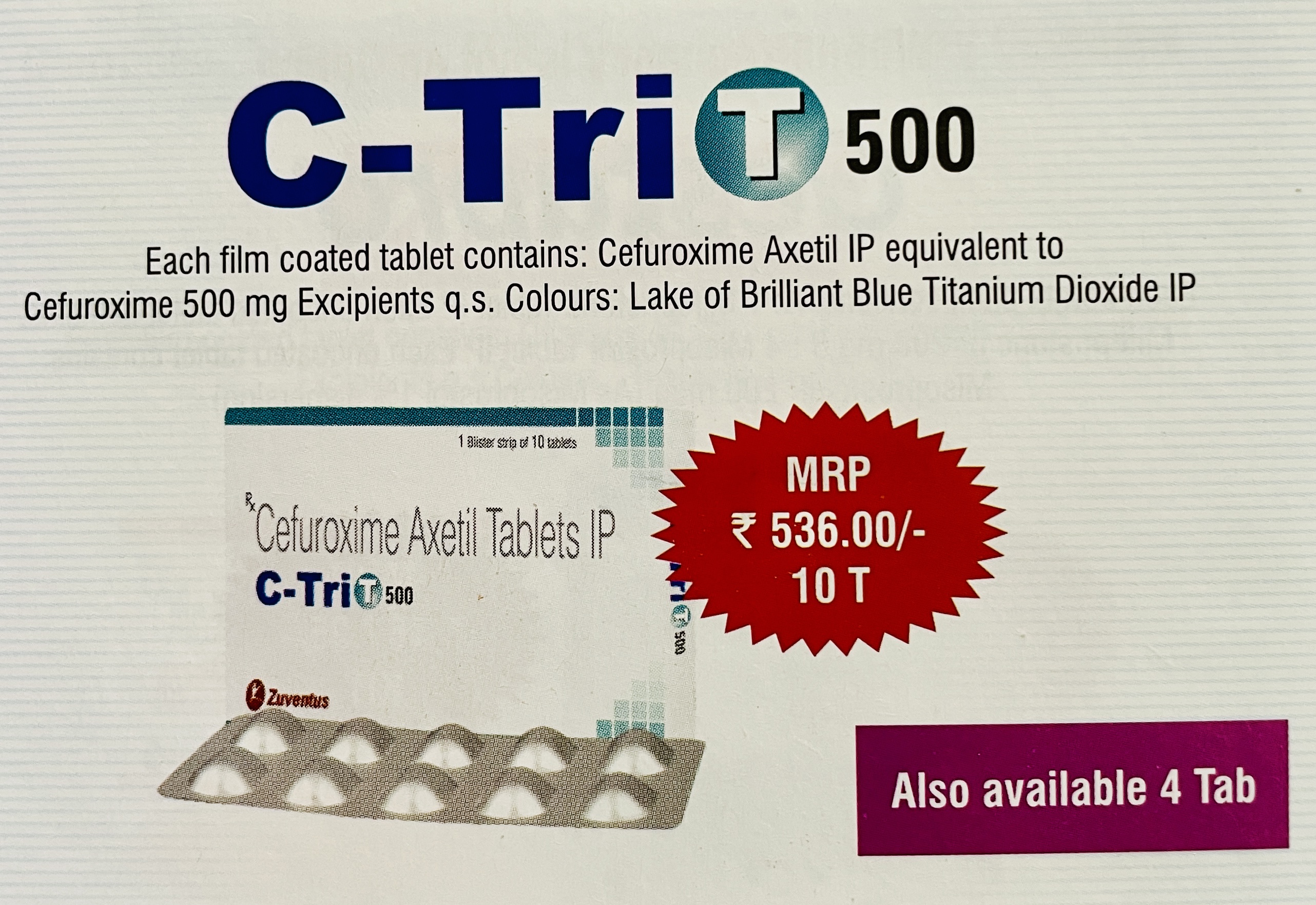 C - TRI T 500 TABLETS