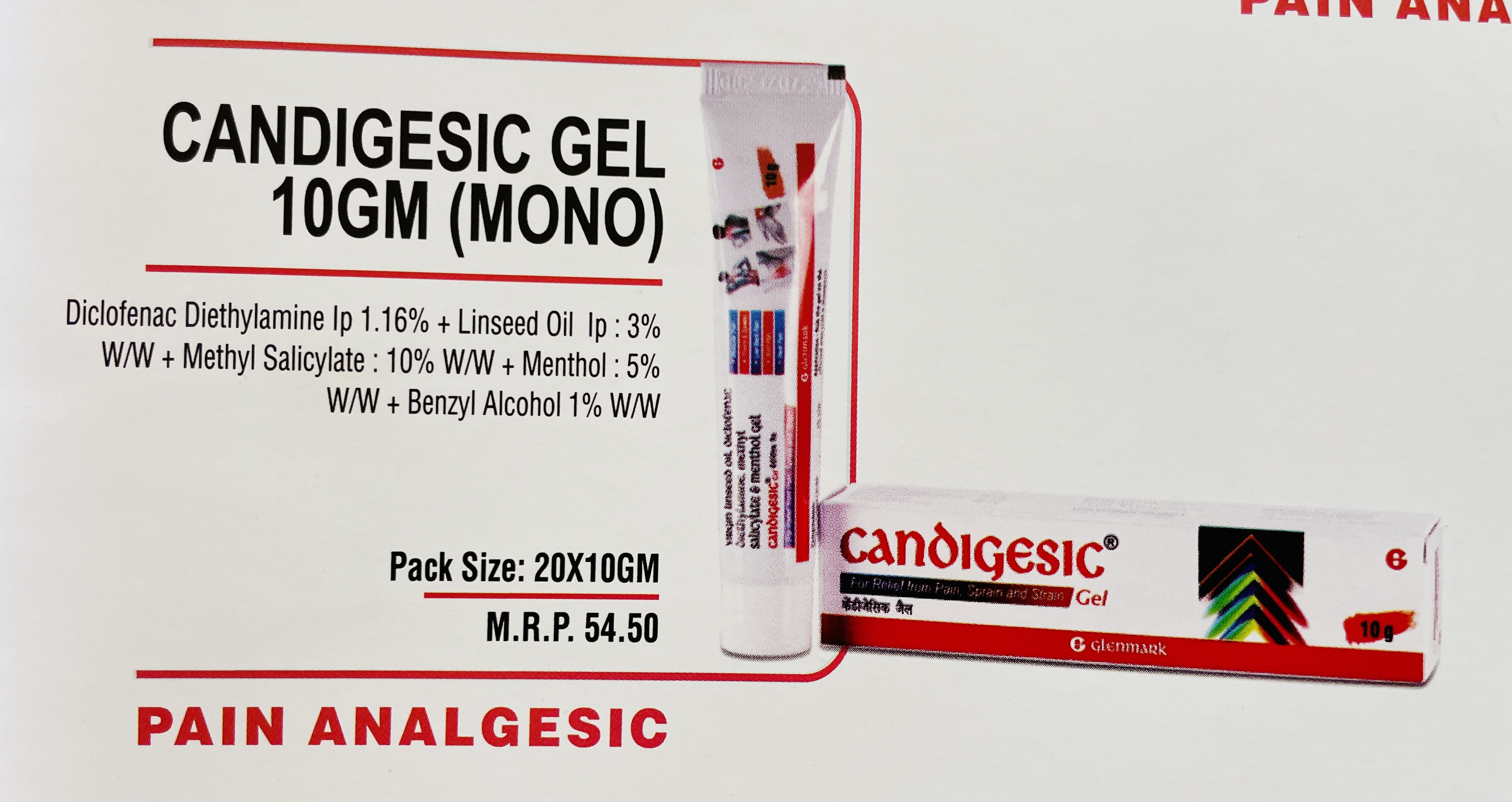 CANDIGESIC GEL 10GM