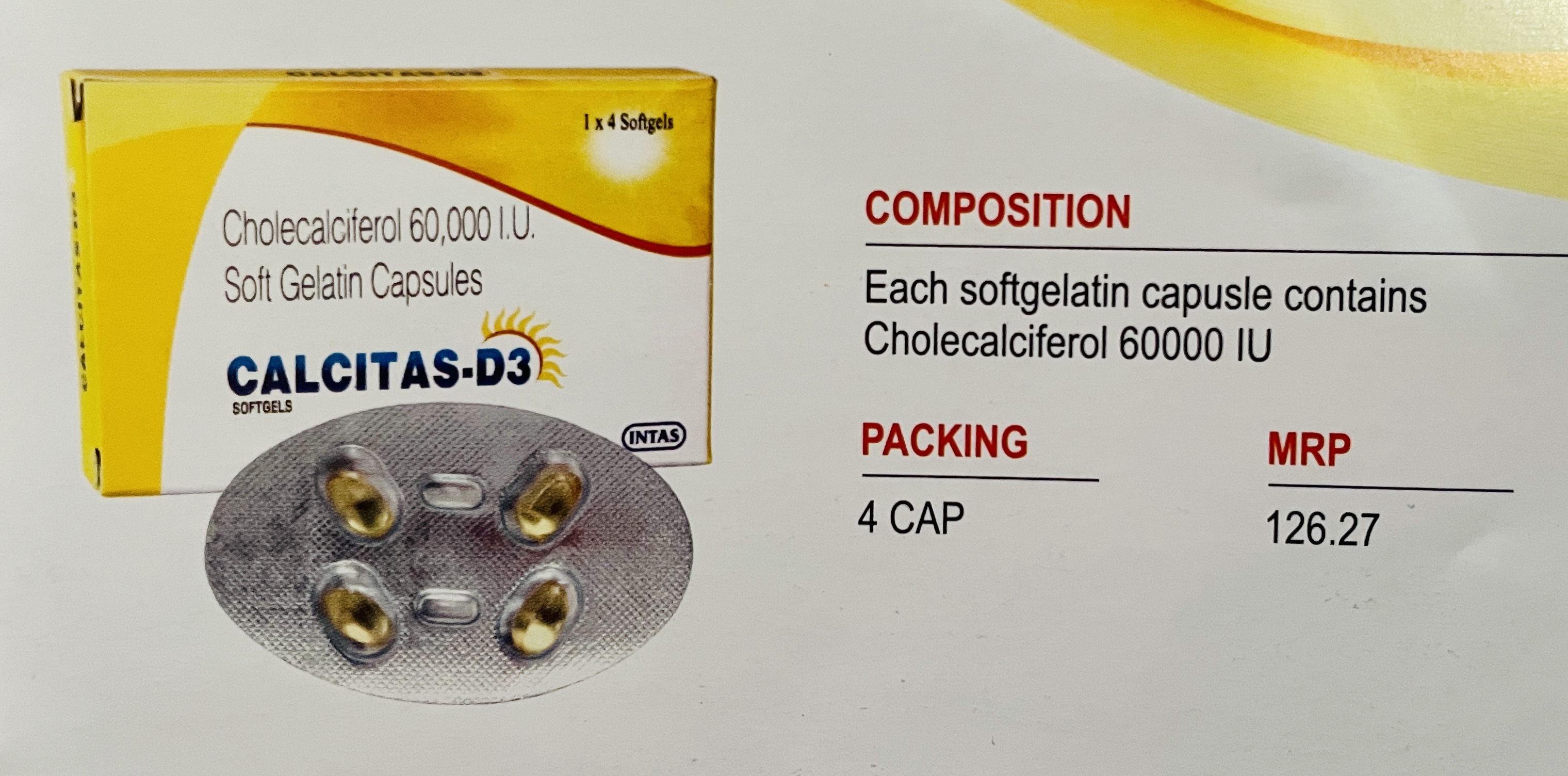 CALCITAS-D3 4 CAP